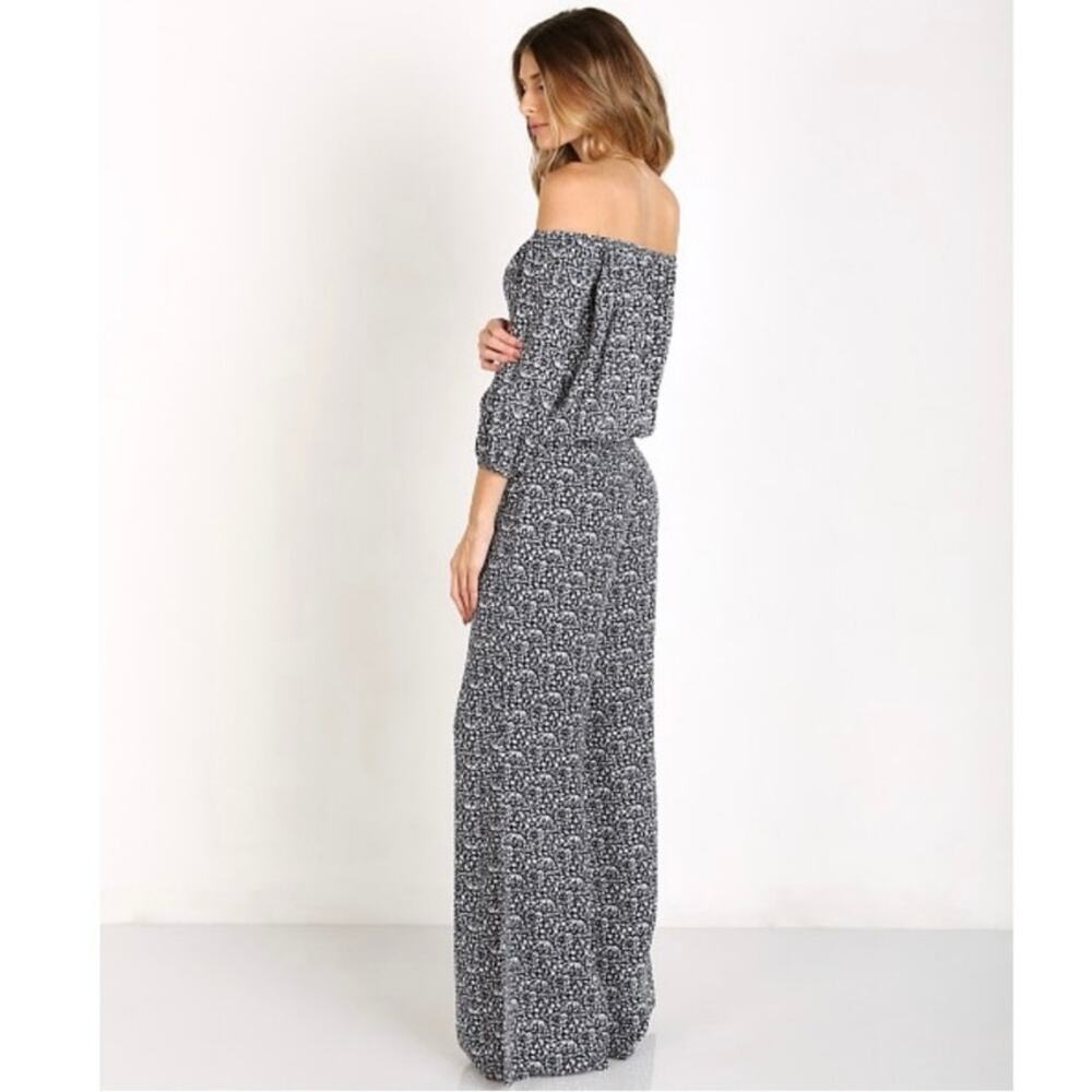 FAITHFUL THE BRAND Women's Size Small Urban Jumpsuit Flare Leg Winter Tales Navy - Picture 14 of 16